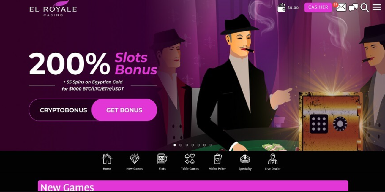 Review of El Royale Casino: Bonuses and Registration 1